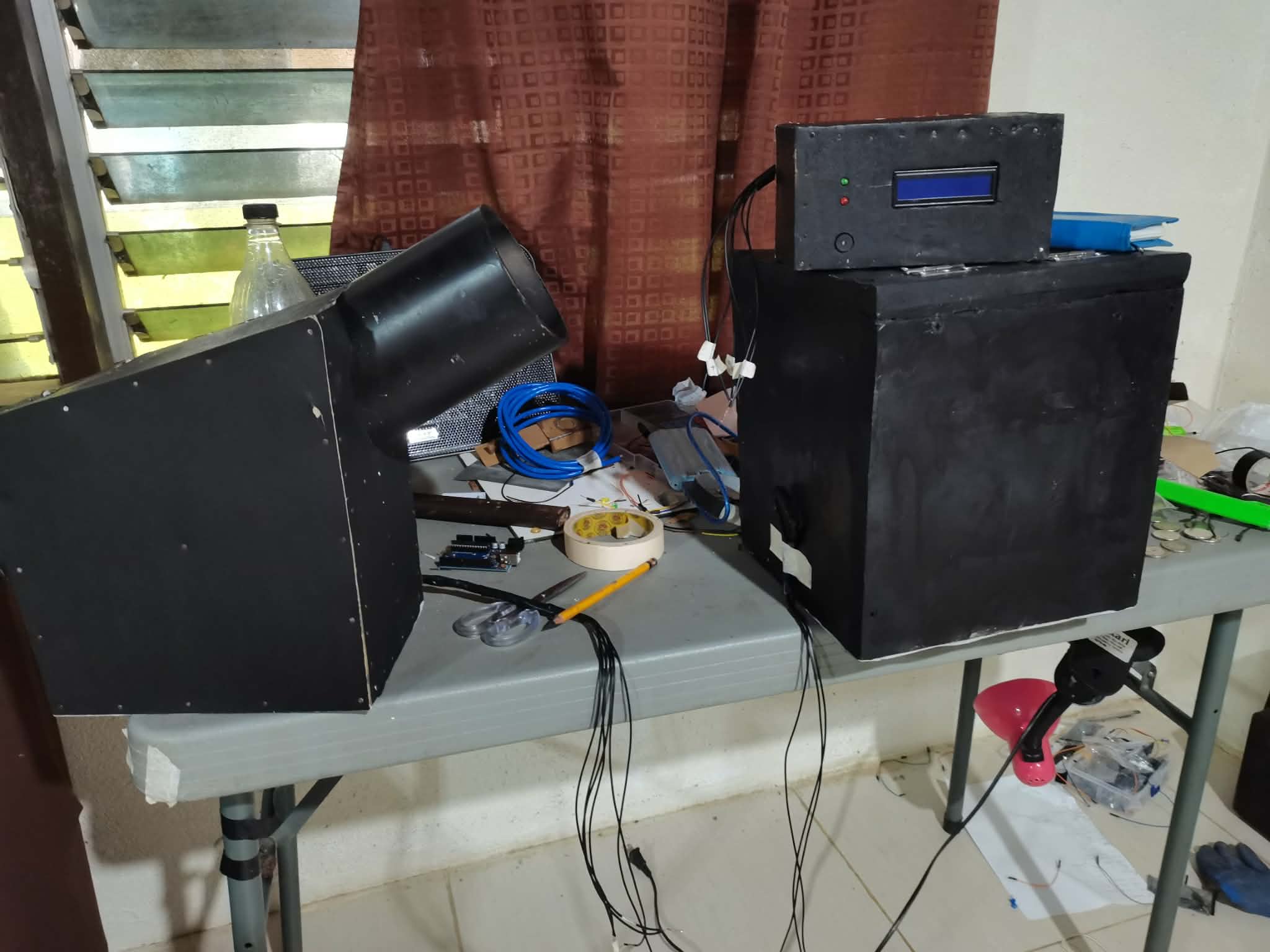 Plastic bottle coin converter IoT prototype